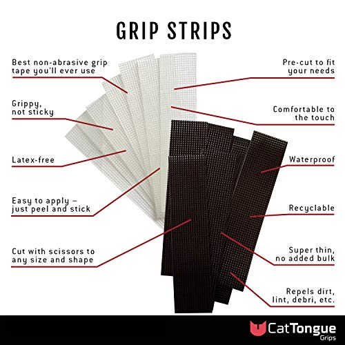 Non-Abrasive Grip Tape Strips by CatTongue
