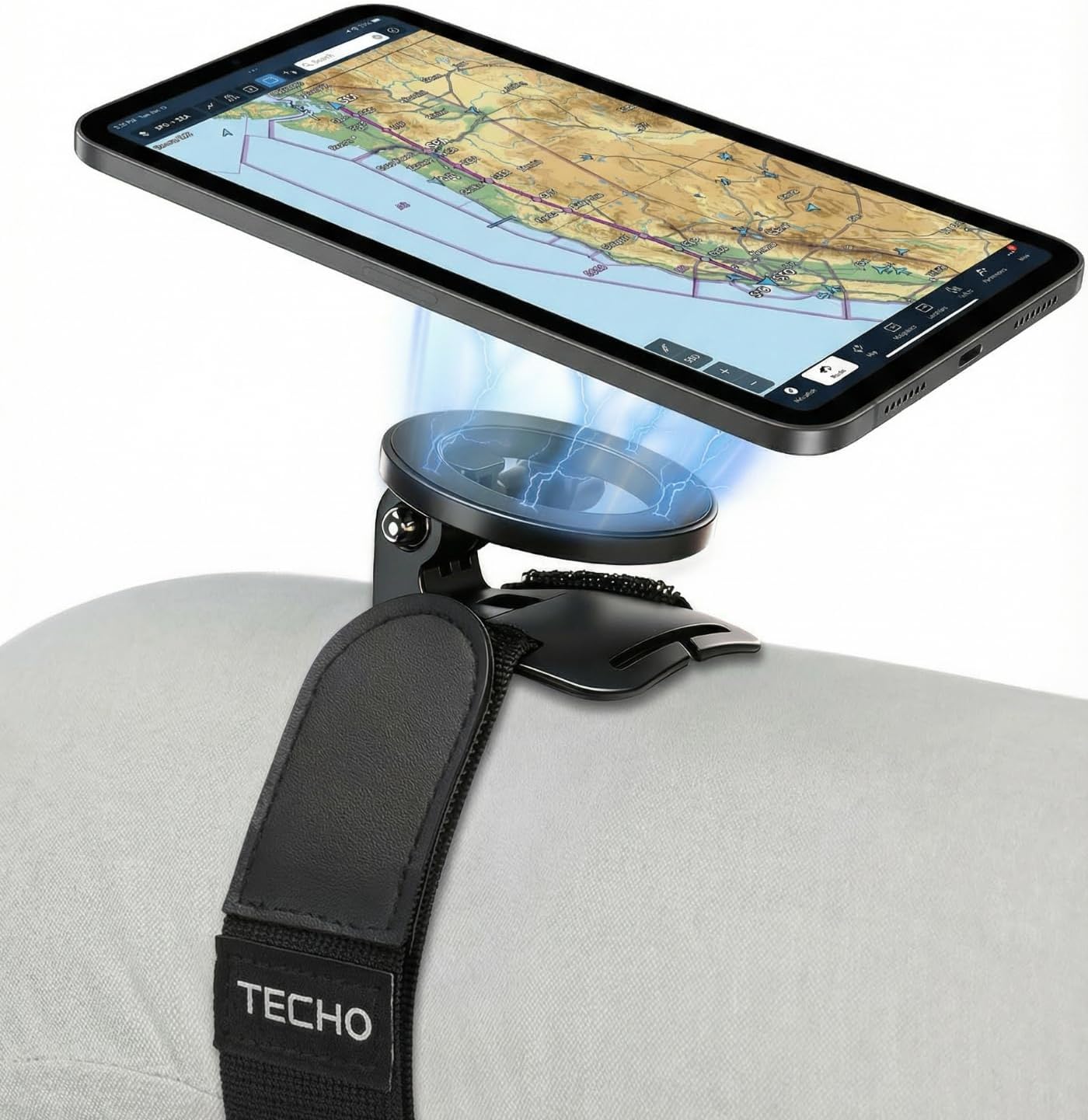 Magnetic Pilot Kneeboard for iPad & Tablets – Universal Aviation Knee Board Mount